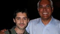 Juanjo con Trevor Jones